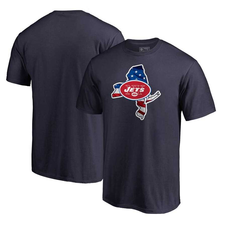 New York Jets NFL Pro Line by Fanatics Branded Banner State T-Shirt Navy,We sell and wholesale New York Jets NFL Pro Line by Fanatics Branded Banner State T-Shirt Navy on line form chian!